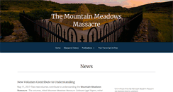 Desktop Screenshot of mountainmeadowsmassacre.com